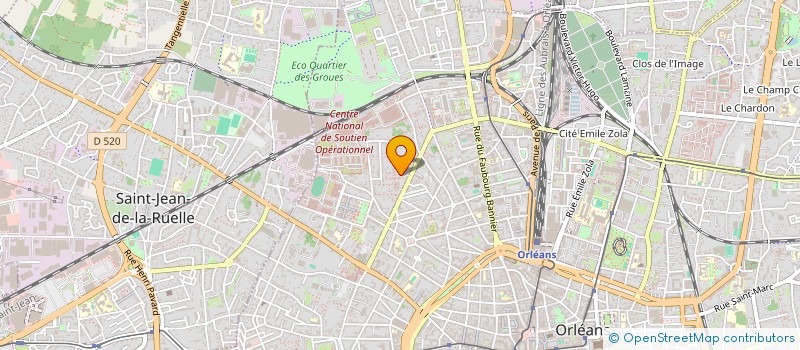 localisation de l'entreprise MARTIAL CHEVREUIL SARL  ORLEANS
