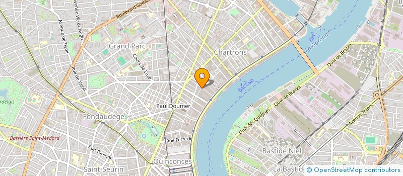 localisation de l'entreprise MARTIAL CLEMENCEAU ET ASSOCIES à BORDEAUX