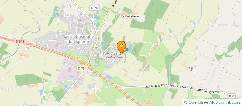 localisation de l'entreprise MARTIAL CLUB LA GARNACHE  SAINT-CHRISTOPHE-DU-LIGNERON