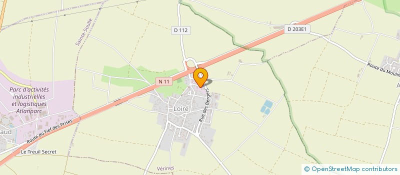 localisation de l'entreprise MARTIAL'DEPAN  VERINES