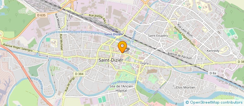 localisation de l'entreprise MARTIAL FIGHT CENTER 52 à SAINT-DIZIER