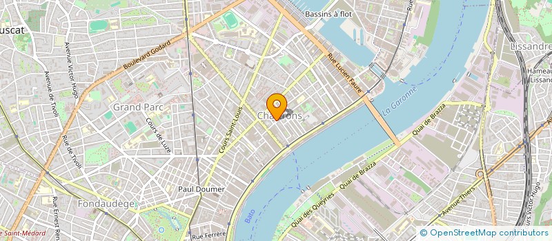 localisation de l'entreprise MARTIAL MOURLAN  BORDEAUX