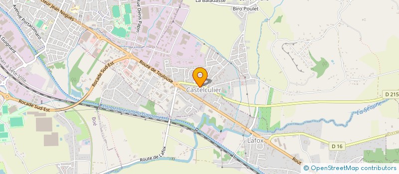 localisation de l'entreprise MARTIAL RICHARD  CASTELCULIER