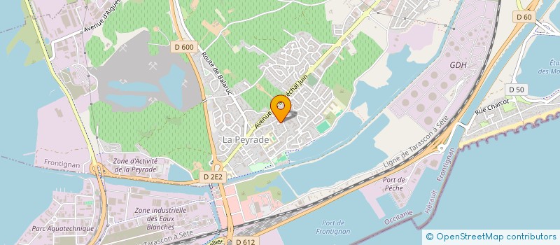 localisation de l'entreprise MARTIAL SYSTEM à FRONTIGNAN