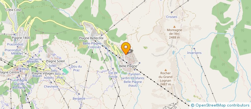 localisation de l'entreprise MARTIANO INDIVISION  LA PLAGNE TARENTAISE
