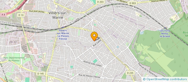 localisation de l'entreprise MARTICHO à VILLIERS-SUR-MARNE