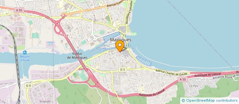 localisation de l'entreprise MARTICO FRANCE à MARTIGUES
