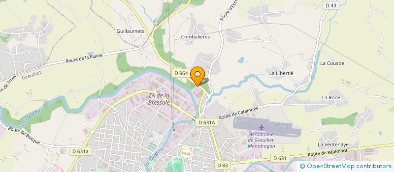 localisation de l'entreprise MARTIEN  GRAULHET