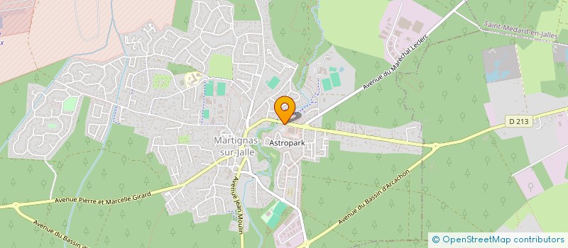 localisation de l'entreprise MARTIGNAS BRICO  MARTIGNAS-SUR-JALLE