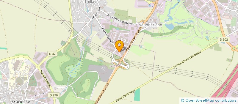 localisation de l'entreprise MARTIGNON 1880  ROISSY-EN-FRANCE