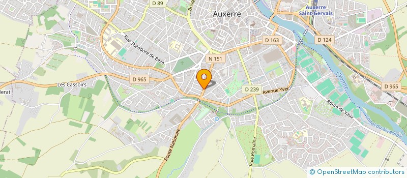 localisation de l'entreprise MARTIGNON à AUXERRE