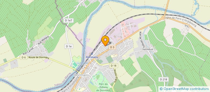 localisation de l'entreprise MARTIGNON INTERNATIONAL à DORMANS