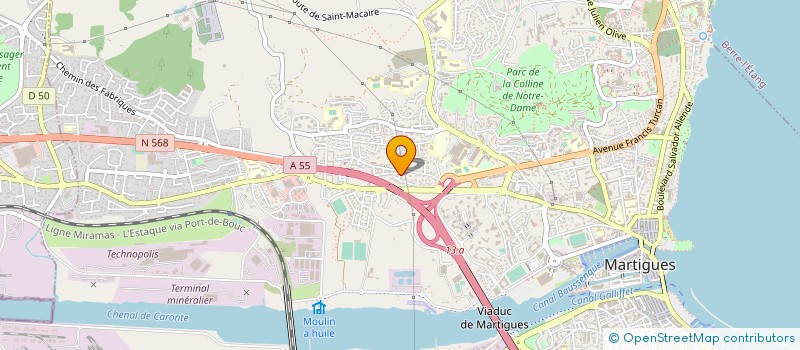 localisation de l'entreprise MARTIGUES ENTREPRISE à MARTIGUES