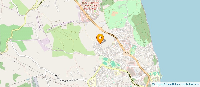 localisation de l'entreprise MARTIGUES GYM ET BIEN ETRE  MARTIGUES