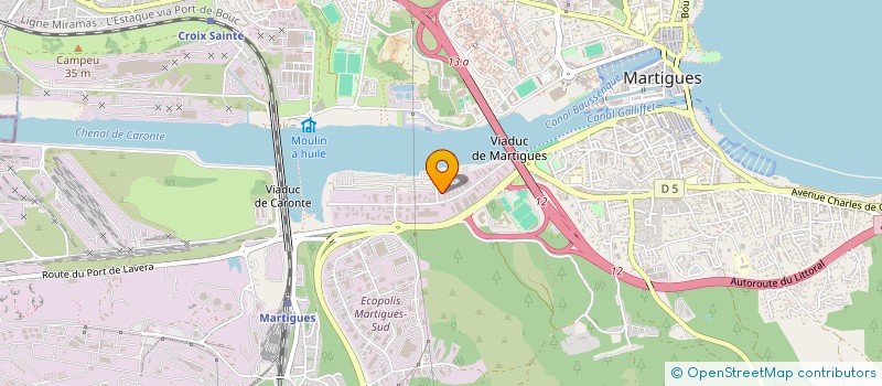 localisation de l'entreprise MARTIGUES PIECES AUTO  MARTIGUES