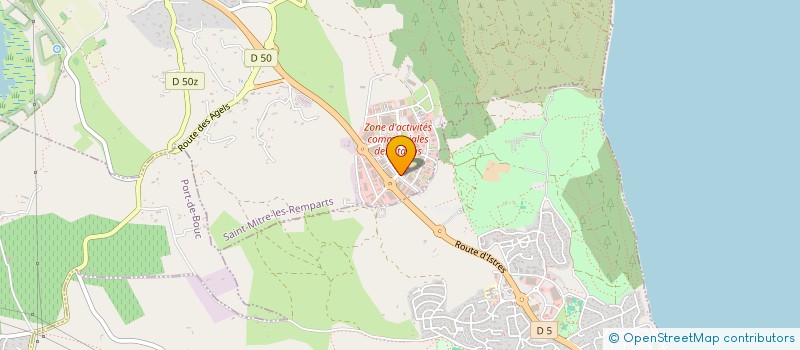 localisation de l'entreprise MARTIGUES ROUTE BLANCHE  SAINT-MITRE-LES-REMPARTS