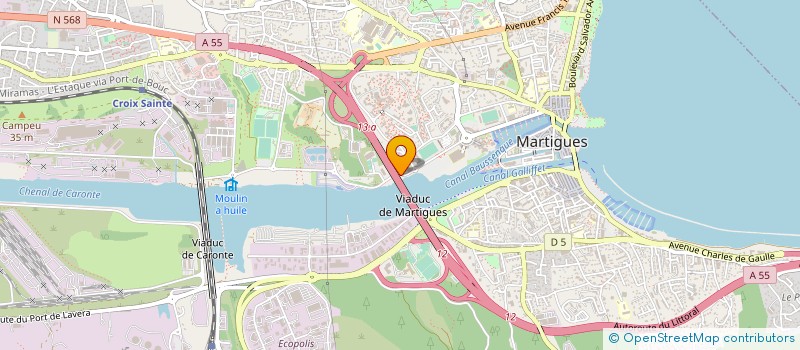 localisation de l'entreprise MARTIGUES SPORT BOULES  MARTIGUES