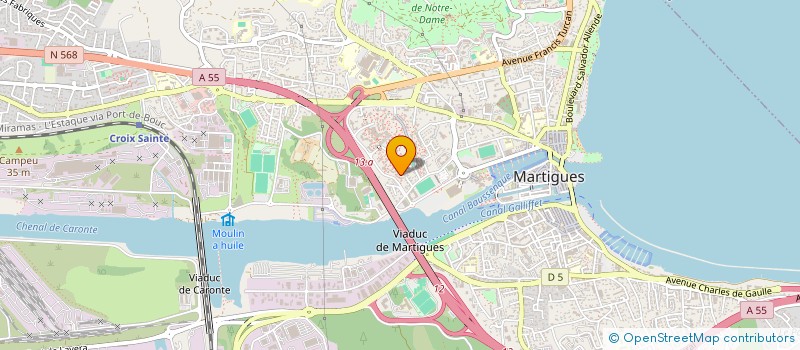 localisation de l'entreprise MARTIGUES SPORT CYCLISME à MARTIGUES