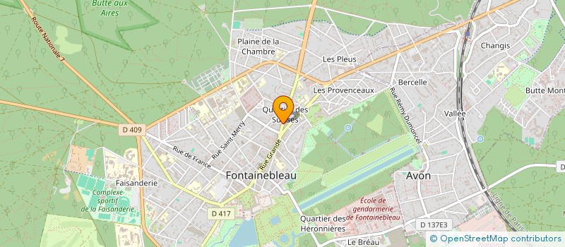 localisation de l'entreprise MARTIK PIZZA  FONTAINEBLEAU