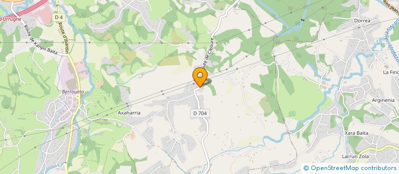 localisation de l'entreprise MARTIKO LURA  URRUGNE