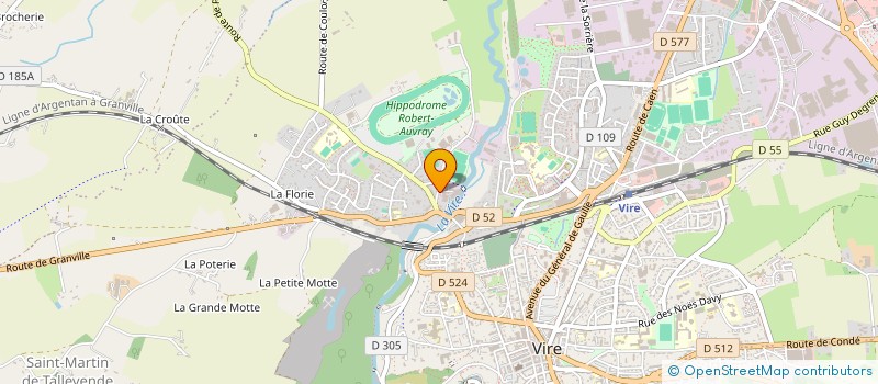 localisation de l'entreprise MARTILLY  VIRE-NORMANDIE