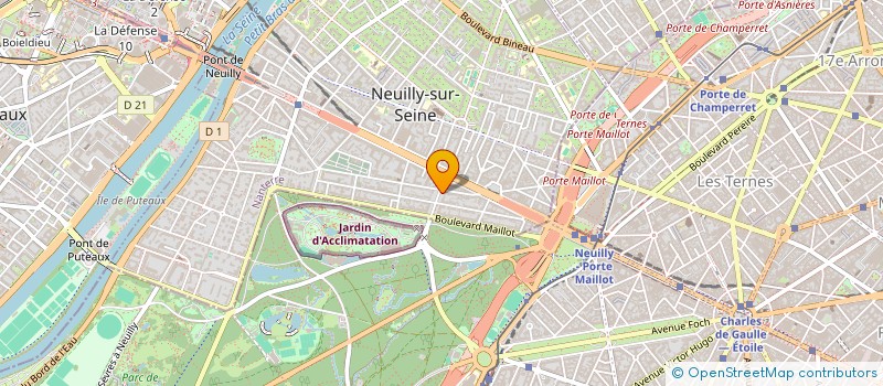 localisation de l'entreprise MARTIMA 2 à NEUILLY-SUR-SEINE