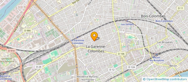 localisation de l'entreprise MARTIMMO à LA GARENNE-COLOMBES