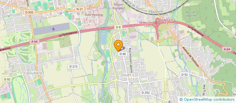 localisation de l'entreprise MARTIMMO  SOUES