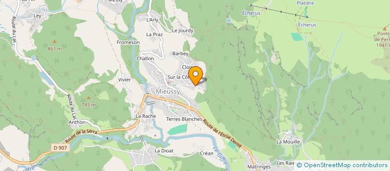 localisation de l'entreprise MARTIMMO2  MIEUSSY