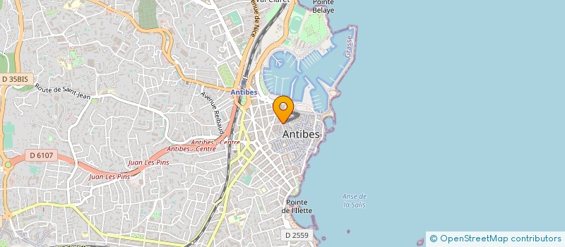localisation de l'entreprise MARTIN à ANTIBES