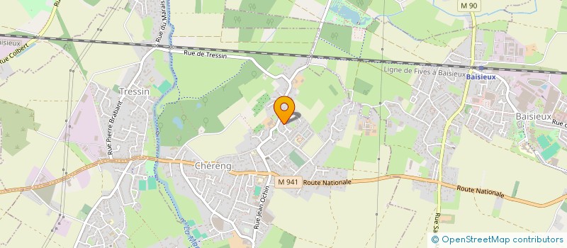 localisation de l'entreprise MARTIN 3M  CHERENG