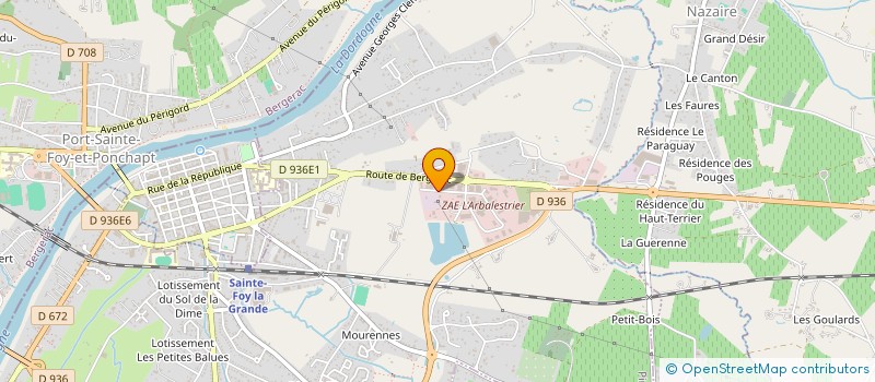 localisation de l'entreprise MARTIN  PINEUILH