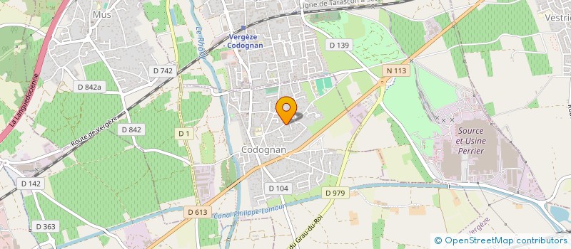 localisation de l'entreprise MARTIN  CODOGNAN