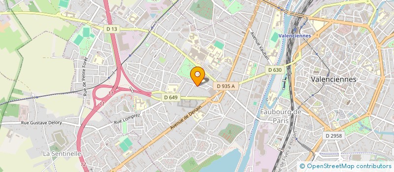 localisation de l'entreprise MARTIN à VALENCIENNES
