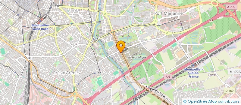 localisation de l'entreprise MARTIN à MONTPELLIER