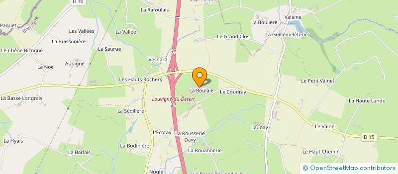 localisation de l'entreprise MARTIN  LES PORTES DU COGLAIS