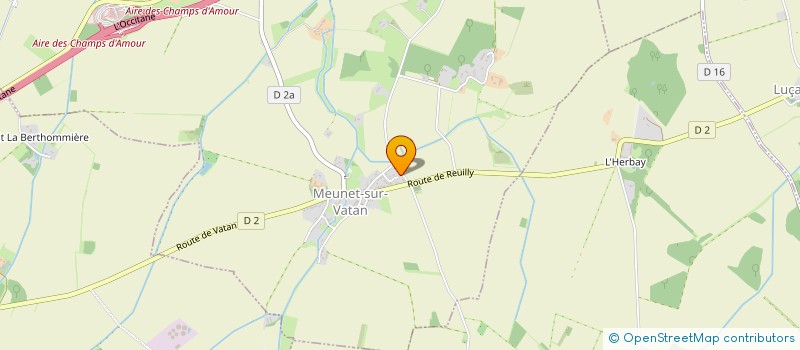 localisation de l'entreprise MARTIN à MEUNET-SUR-VATAN