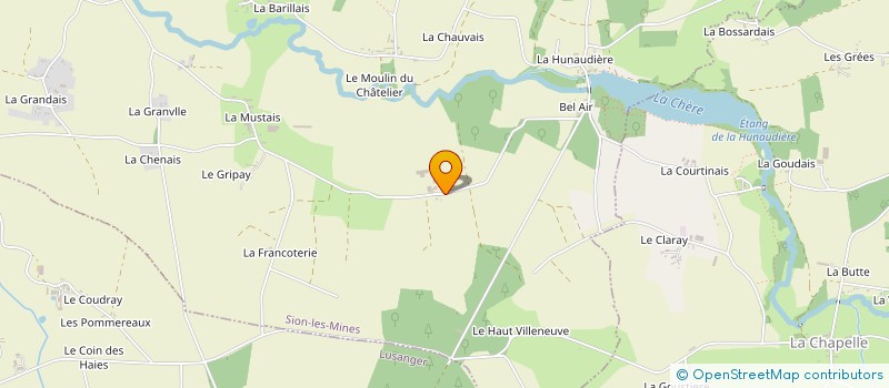 localisation de l'entreprise MARTIN  SAINT-VINCENT-DES-LANDES