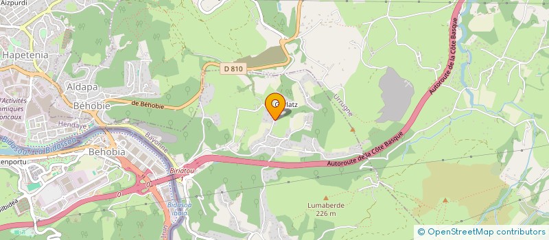 localisation de l'entreprise MARTIN  BIRIATOU