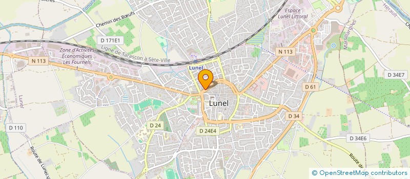 localisation de l'entreprise MARTIN A LOMBARD N JEANJACQUES à LUNEL
