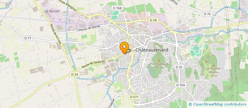 localisation de l'entreprise MARTIN AGRICULTURE à CHATEAURENARD