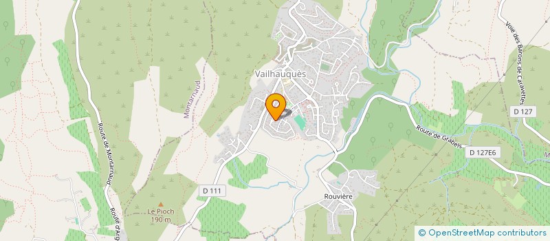 localisation de l'entreprise MARTIN AMARGER  VAILHAUQUES