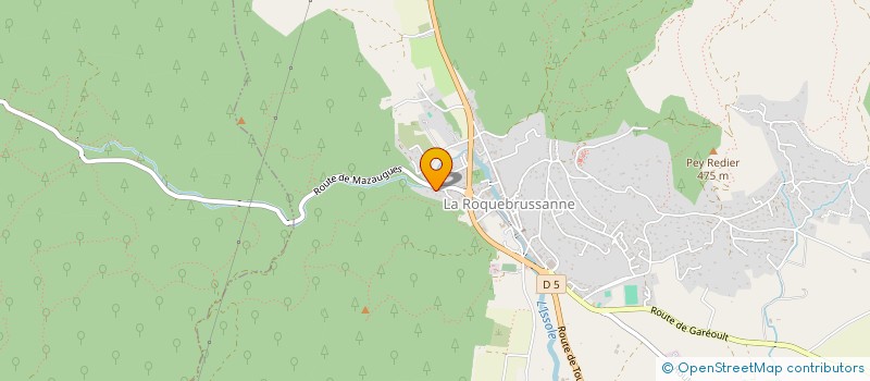 localisation de l'entreprise MARTIN ANQUET RENOVATIONS  LA ROQUEBRUSSANNE