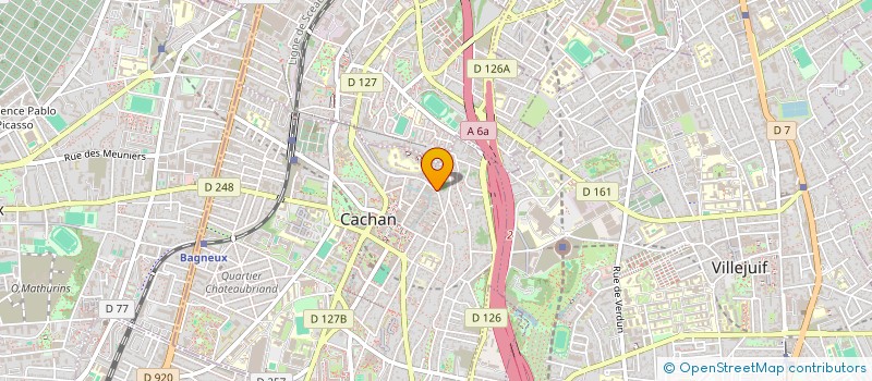 localisation de l'entreprise MARTIN-ARROYO CACHAN  CACHAN