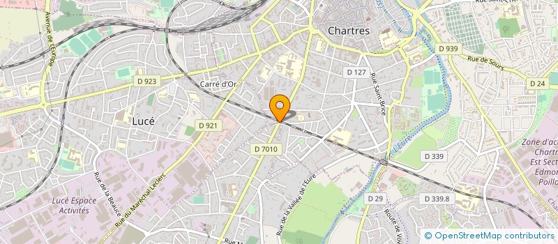 localisation de l'entreprise MARTIN ASSOCIES à CHARTRES
