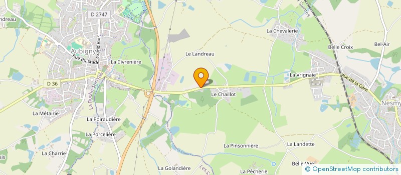 localisation de l'entreprise MARTIN-AVERTY à NESMY