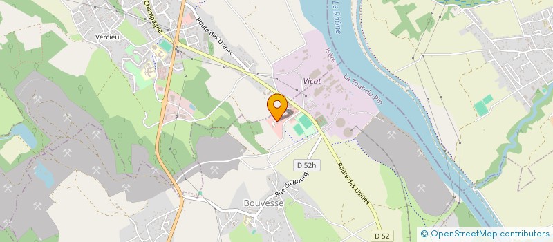 localisation de l'entreprise MARTIN AVOGADRO 3P  BOUVESSE-QUIRIEU