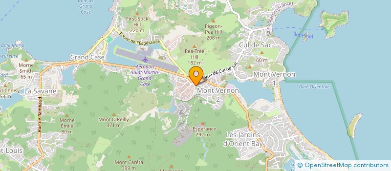 localisation de l'entreprise MARTIN & BARTHELEMY  SAINT MARTIN