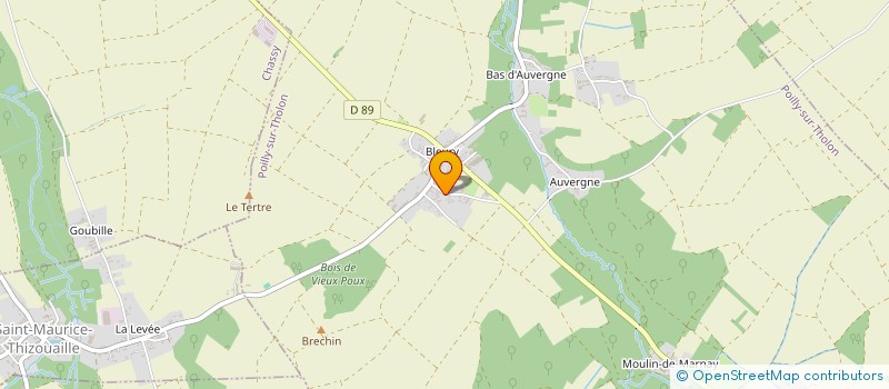 localisation de l'entreprise MARTIN BATIMENT RENOVATION  POILLY-SUR-THOLON