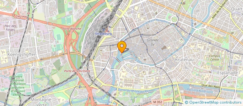 localisation de l'entreprise MARTIN BIER'BAR à STRASBOURG